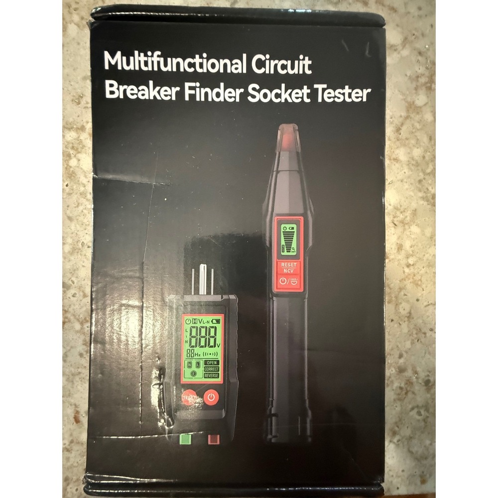 Multifunctional Circuit Breaker Finder Socket Tester NCV GFCI Digital Tool Kit